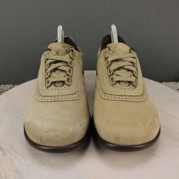 SAS Walking Shoes Lace Up Comfort Womens 8 Wide Tan Leather Suede - Picture 3 of 9